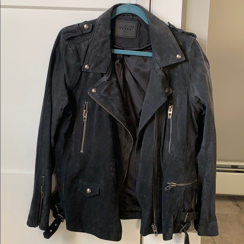 BLANK NYC SUEDE MOTO JACKET